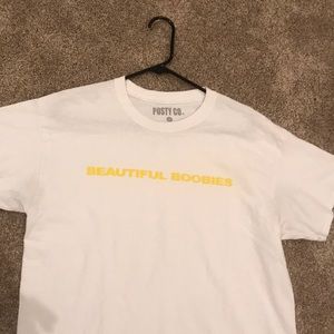 Post Malone Beautiful Boobies (WOW) shirt